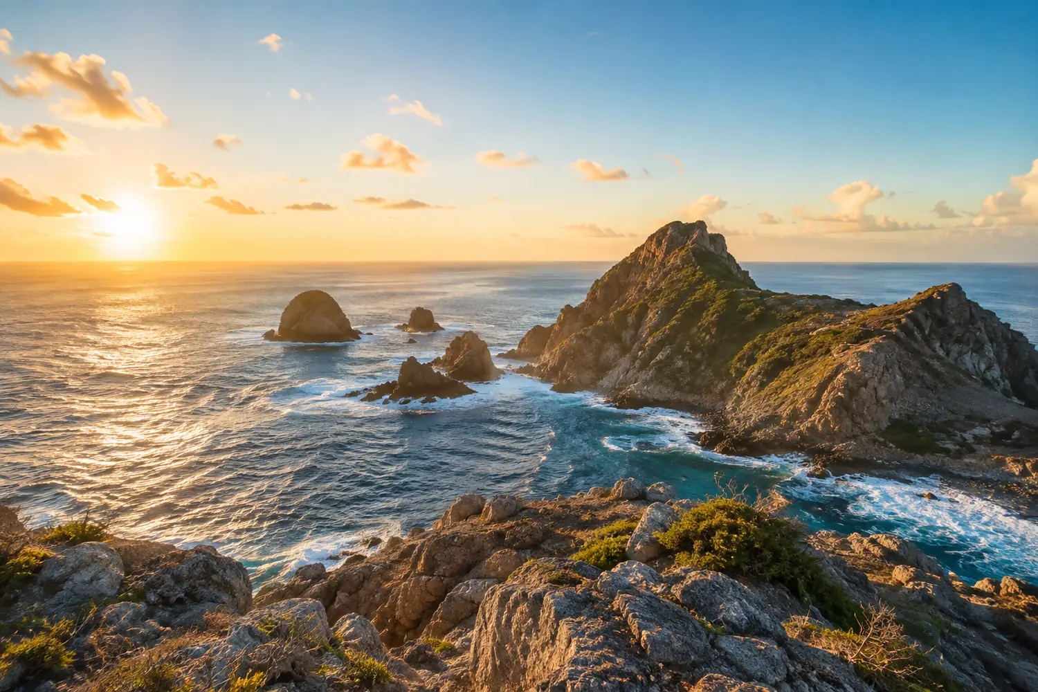 Pointe des Châteaux en Guadeloupe, promontoire rocheux face à l’océan