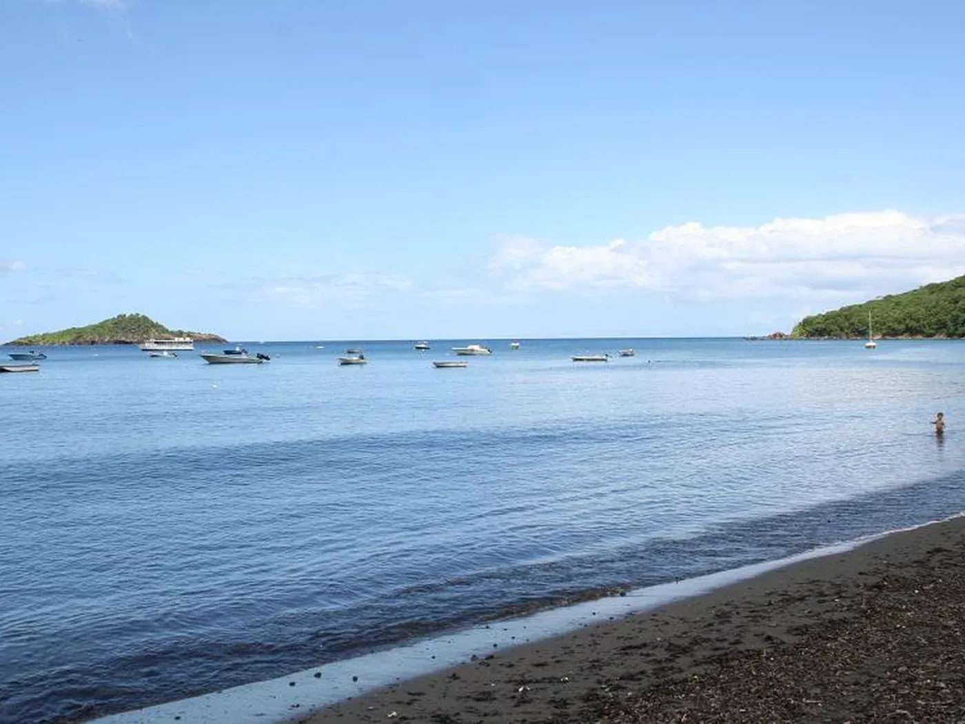 Plage de Malendure, Bouillante
